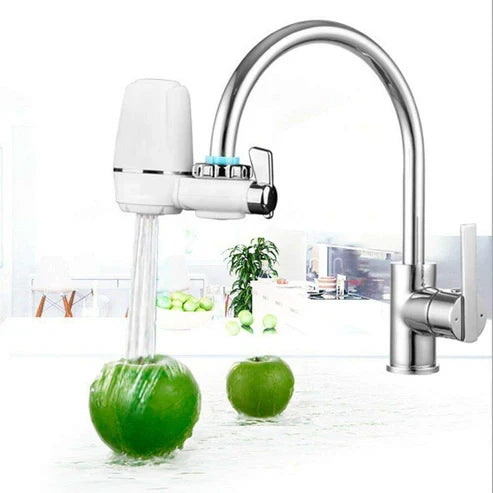 PureFlow™ Faucet Water Purifier – Universal Tap Filter with Activated Carbon Filtration