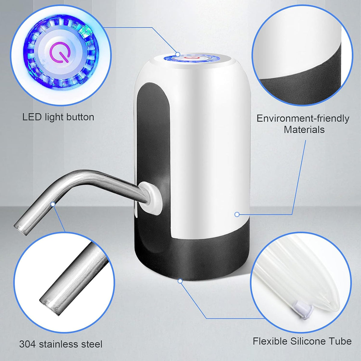 FreshFlow™ Electric Portable Water Dispenser Pump