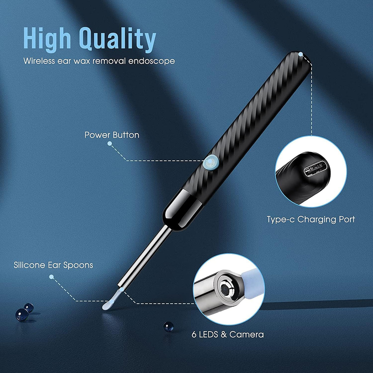 ClearEar™ Wireless Ear Wax Removal Kit with Camera & Light