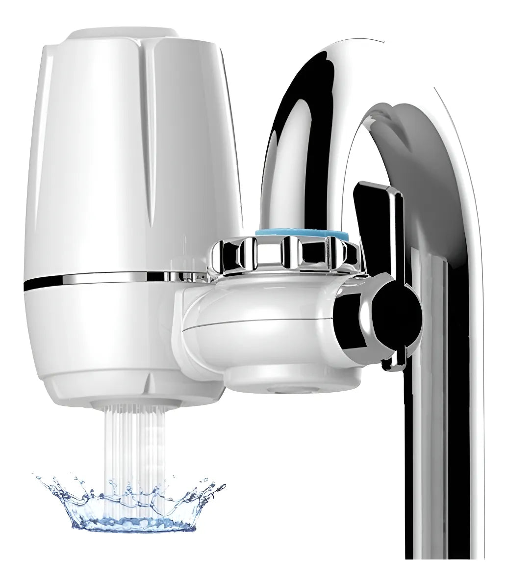 PureFlow™ Faucet Water Purifier – Universal Tap Filter with Activated Carbon Filtration