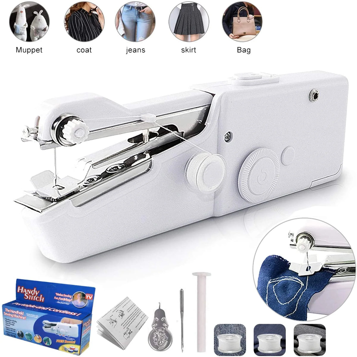 StitchEase™ Portable Mini Sewing Machine